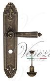 Дверная ручка Venezia на планке PL90 мод. Castello (ант. бронза) сантехническая